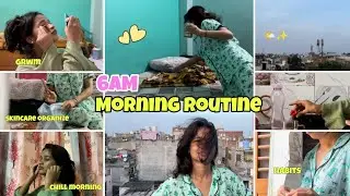 6AM MORNING ROUTINE 😍🌤️| Slow but Productive 🌷#summer #morningroutine #productive #school 