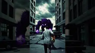 see the man beat this evil purple monster #shortvideo #island #shotsvideo #trending #trendingshorts