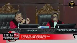 (Berita Video) 21 Oktober 2025 : Sidang Pengujian Undang Undang Pers