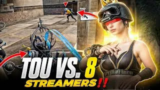 TOUOP vs. 8+) Streamers | Handle PANIC Situation | BGMI 🔱