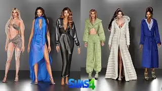 January 2026 CC HAUL | Sims 4 CAS Review &ndash; Dresses, Outfits, Casual & Formal