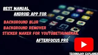 Afterfocus pro use || #stickermaker #bgremove #backgroundblur