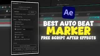 Mark Audio Beats Automatically in After Effects | Best Script to Mark Audio Beat with 100% Accuracy