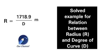 Solved Problem in Telugu | Curves | Find the value of Radius (R) | Surveying | Civil Engineering