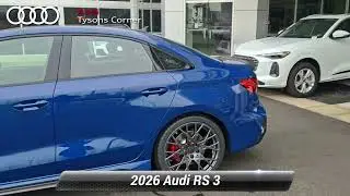 New 2026 Audi RS 3 TFSI quattro S tronic, Vienna, VA 26A0093