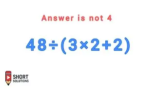 A Small Bracket Mistake Changes the Answer | Math Logic Explained | Short Solutions 