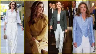 Queen Rania of Jordan in her beautiful royal looks #beauty #fashion #trending 