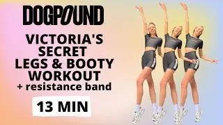 Victoria's Secret Legs & Booty Workout with Resistance Band / Dogpound Kirk Myers X Nina Dapper