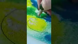 How do you like the result? 🌊 Summer creative experiment ✨ Self-taught artist. Exercise for artis...