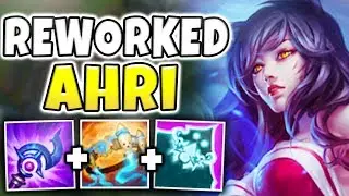 NEW AHRI REWORK IS BEYOND BROKEN! 1 SEC CD ON ALL SPELLS!! (Q,W,E) NEW %DMG ON E! League of Legends