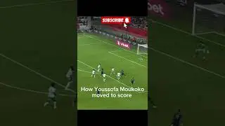 How Youssofa Moukoko moved to score #moukoko #ogcnice #ligue1