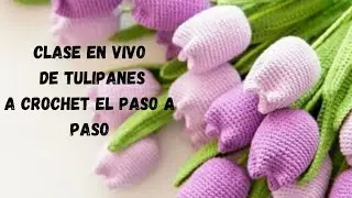 APRENDE A TEJER TULIPANES A CROCHET