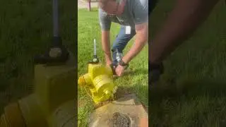 Flowing water thru Hy-Conn.   #firefighter  #firefighting #hydrant #fdic #fri2024