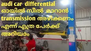 audi engine rear seal replacing procedure! common problem for engine oil leak audi #audi #vw