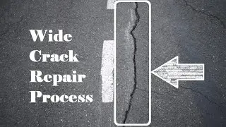 Wide Crack Repair Technique | Road Maintenance Technology | Road Repair Process |