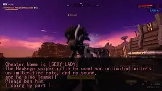 Cheater for Starship Troopers. BAN HIM !!