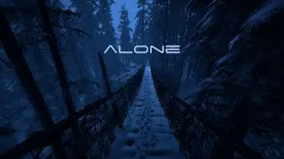 Quiet Winter Bridge | First Person Walk | Immersive Snow Ambience | Live
