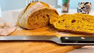 No-Knead Golden Bread | Turmeric and Black Pepper Anti-Inflammatory Artisan Bread