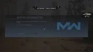 Call of duty Modern Warfare | Challengers Cup #5 | Server Disconnected