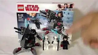 Lego Star Wars 75197 First Order Specialists Battle Pack Review