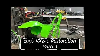 If you like vintage bikes, check out this 1990 KX 250 restoration. 🔥