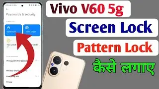 Vivo V60 5g screen lock setting | Vivo V60 me screen lock kaise lagaye | pattern lock kaise lagaye