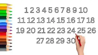 Fill in the Missing numbers | Numbers worksheet for nursery | Number