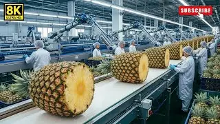 Inside A Modern Pineapple Factory | From Fresh Pineapples To Premium Jam (Full Process)