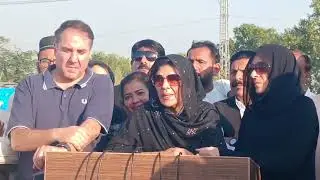 Imran Khan's Message for Islamabad Protest || Aleema Khan Strong Media Talk