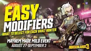 What Modifiers I'm Selecting For This Weeks Event 