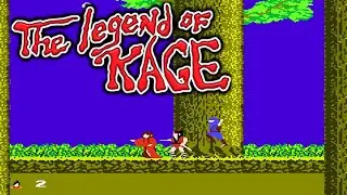 The Legend of Kage - Nintendo, Famicom Playthrough /Легенда о Кагэ - Денди 👍  [192]
