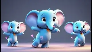 Five Little Elephants March Left and Right | Direction Song for Kids | Learn Left and Right with Fun