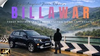 I risked my car to FOG, RAIN & LANDSLIDE😲| Jammu Kashmir Drive Journey to BILLAWAR| Part 2