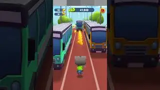 😹 Fun Tom Gold Run Level 56 - Unlocking New Skin! #TalkingTomRun #MobileGames #KidsGaming