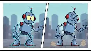 Little Robot Animation for Kids | Fun Robot Dance & Learning Video
