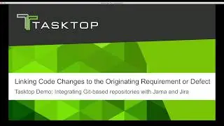 Tasktop Integration Hub - Git, Jama & Jira