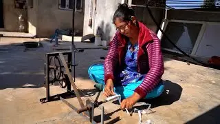She makes this out of Rubbish!