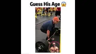 Guess his age | old man dead lift | #bodybuilding #shorts #india #youtube