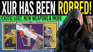 Destiny 2: XUR'S NEW WEAPONS & EXOTIC LOOT! Juicy Catalyst, Armor, Weapons & More (29th Aug)