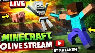 Minecraft Survival Live 🔴 | New World, New Journey 🌍🔥 | MrTaaken Plays