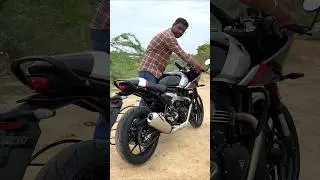 Exhaust Sound 💨 Thruxton 400 💥 Triumph #shorts #automobile