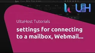 Hestia CP Mailbox create, delete, settings for connecting to a mailbox, Webmail