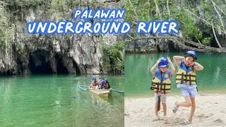 PALAWAN VLOG: Underground River tour + eating a WORM + our own sandbar + hotel tour || Andi Manzano