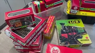 LGB Model Trains (G Scale) getting ready to be set up!