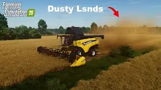 FS25 Wheat Harvesting and Dusty Lands Extension | New Holland and Claas | Sumro Gaming