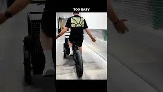 Too Easy #cargocycle  #ebike #bike #cargobike #bikelife #bikelover #biker #bikeride #bikes #bikers