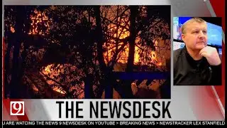 🔴THE NEWSDESK - Firefighters Go Defensive Battling SE OKC House Fire
