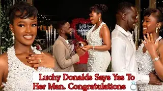 NollyWood Actress Luchy Donalds Says Yes To Her Man. Congratulations 🎉