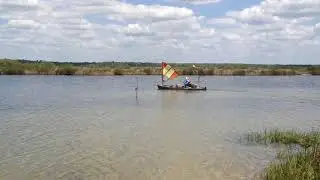 kayak fishing / kayak sailing sit on top