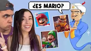 Akinator Intenta Adivinar los Personajes de Super Mario Movie en Español con Lyna !!